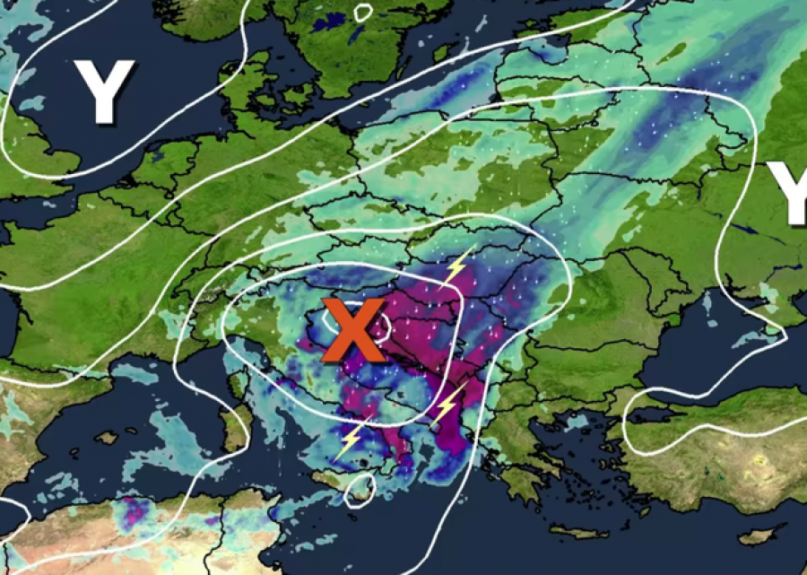 Meteorologët paralajmërojnë mot ekstrem në Shqipëri: Pritet deri në 100 tonë ujë për hektar, Italia dhe Greqia mbyllin shkollat