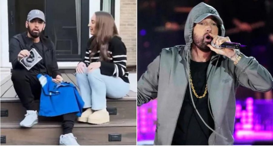 VIDEO/ Eminem do të bëhet gjysh, momenti kur vajza i jep lajmin emocionues