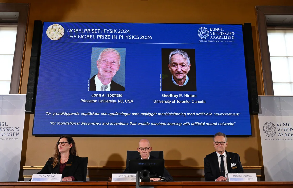 Çmimi Nobel në fizikë iu dha John Hopfield dhe Geoffrey Hinton për punën në inteligjencën artificiale