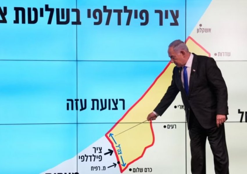 Netanyahu kërkon kontroll të përhershëm të kufirit mes Gazës dhe Egjiptit