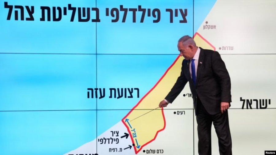 Netanyahu kërkon kontroll të përhershëm të kufirit mes Gazës dhe Egjiptit