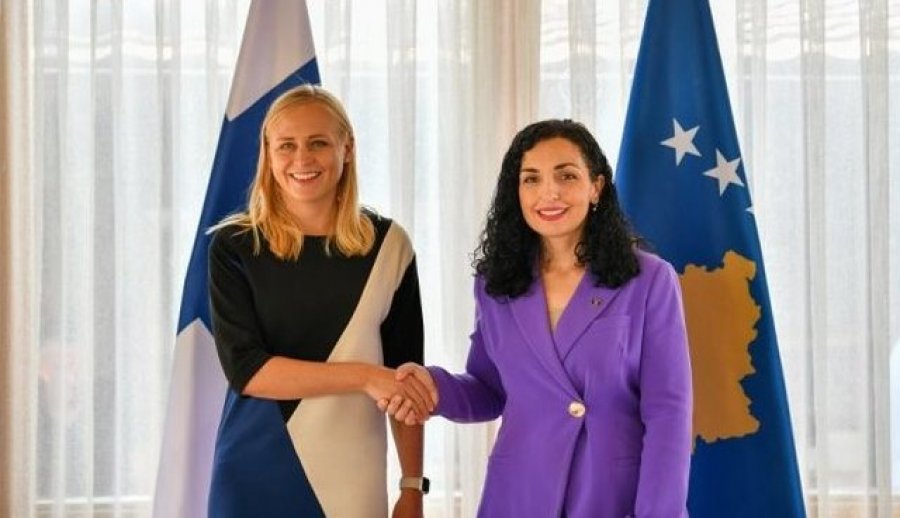 Presidentja, Vjosa Osmani: Kosova e Finlanda partnere të palëkundura