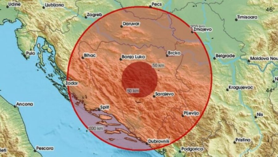 Tërmet në Bosnjë dhe Hercegovinë, mediat sjellin detajet e para