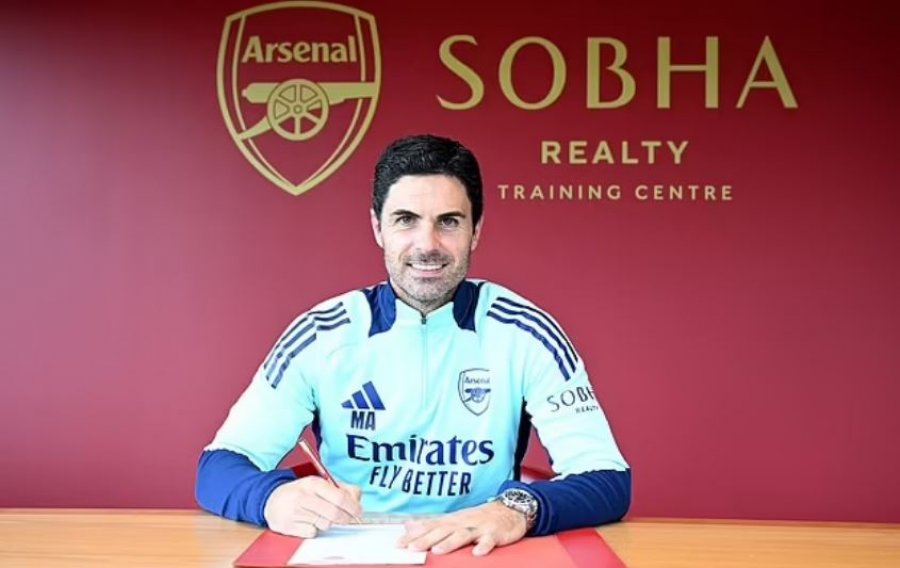 Arteta rinovon kontratën me Arsenalin, i afrohet rrogës së Guardiolës te Manchester City