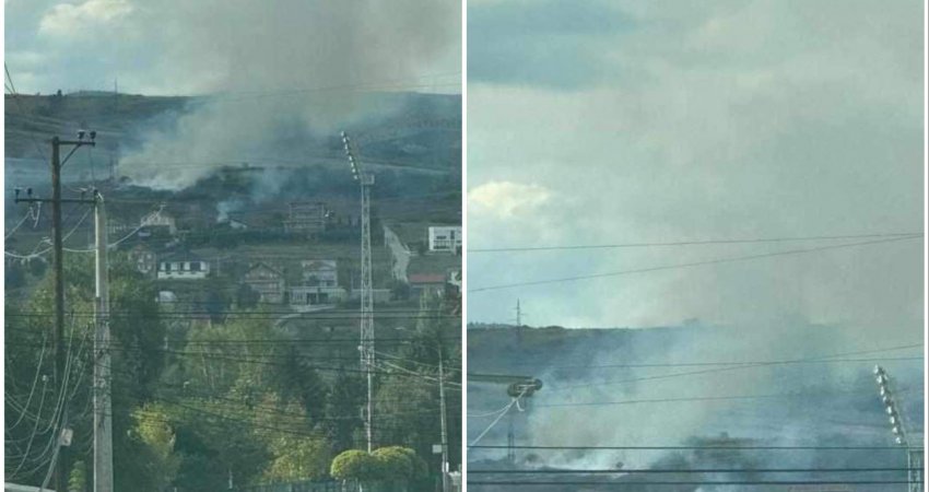 Raportohet për një zjarr në Suhodoll, rrezikohen disa shtëpi