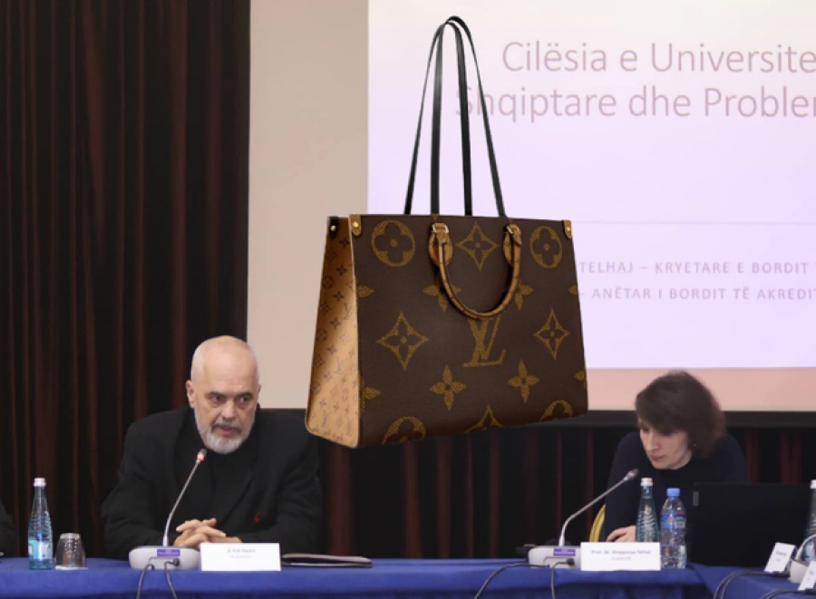 Diplomat fallco/ Zyrtarja e emëruar direkt nga Rama në arsim, u korruptua me një çantë 'Louis Vuitton'