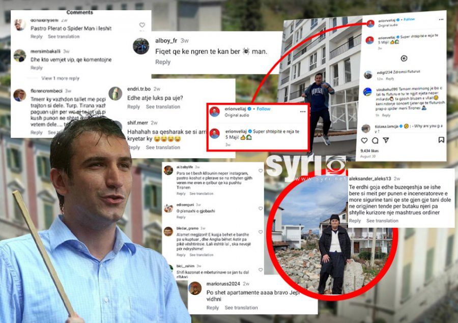 Erjoni inceneratorëve poston videomontazh! Komentuesit e masakrojnë: O hajdut, o mashtrues, pastro Tiranën..