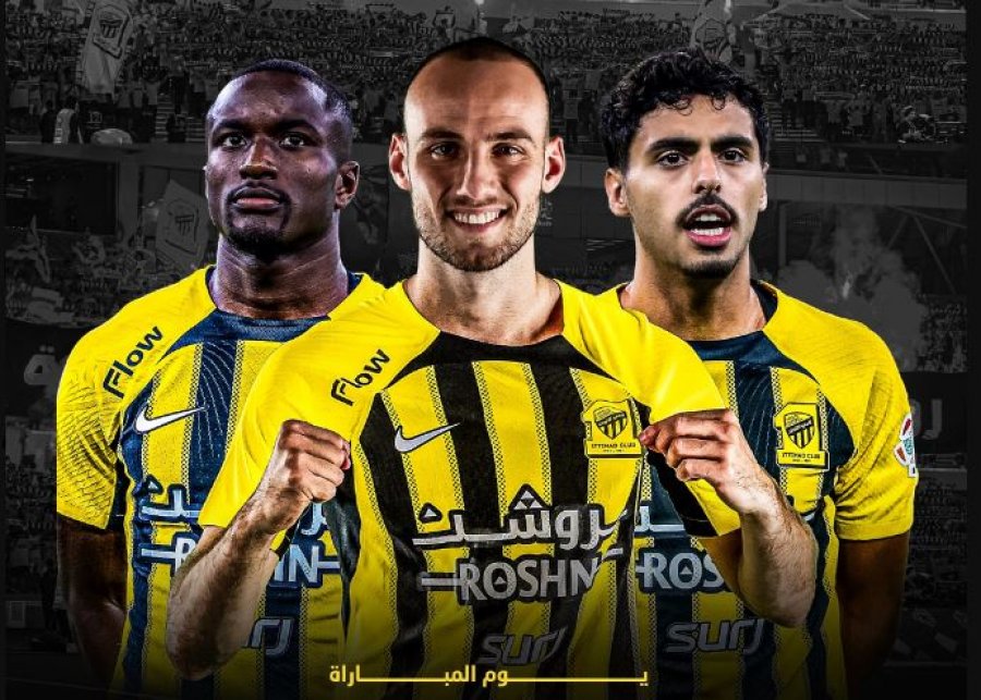 Al Itihad shkëlqen me Mitajn titullar, talenti shqiptar debuton në rolin e mesfushorit te skuadra e re