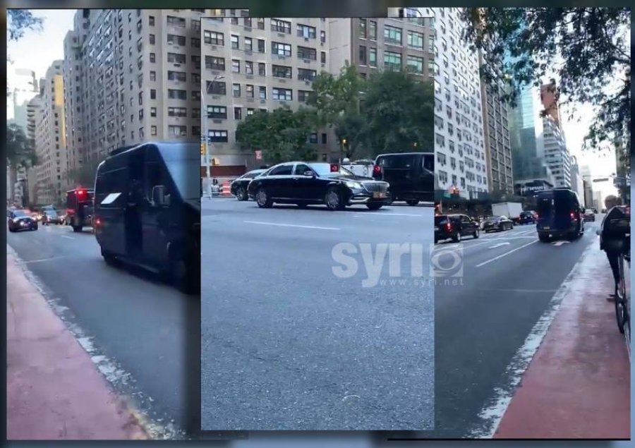 VIDEO/ Autokolona luksoze e Erdoganit paralizon trafikun në Nju Jork  